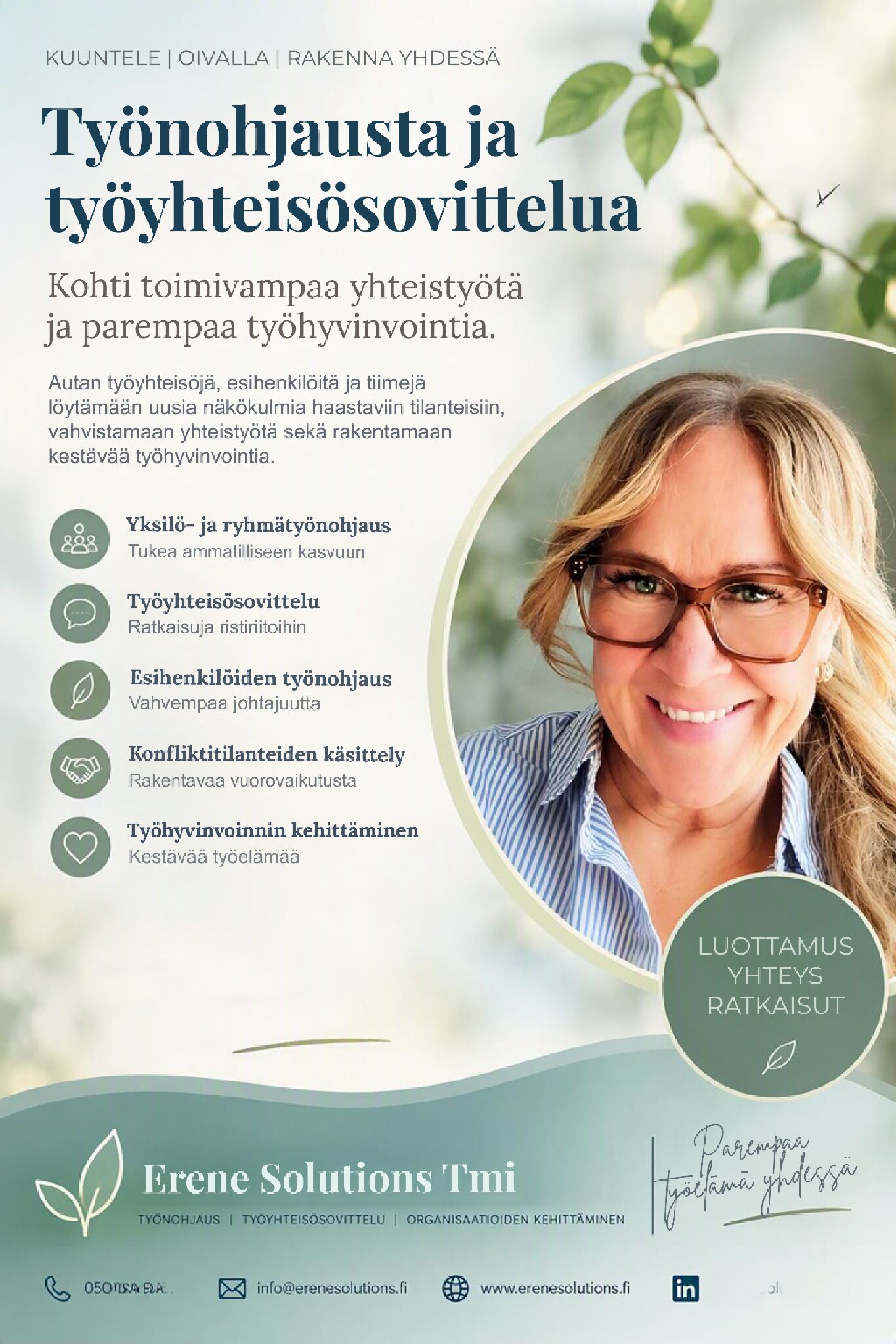 Työnohjaus ja työyhteisösovittelun mahdollisuudet